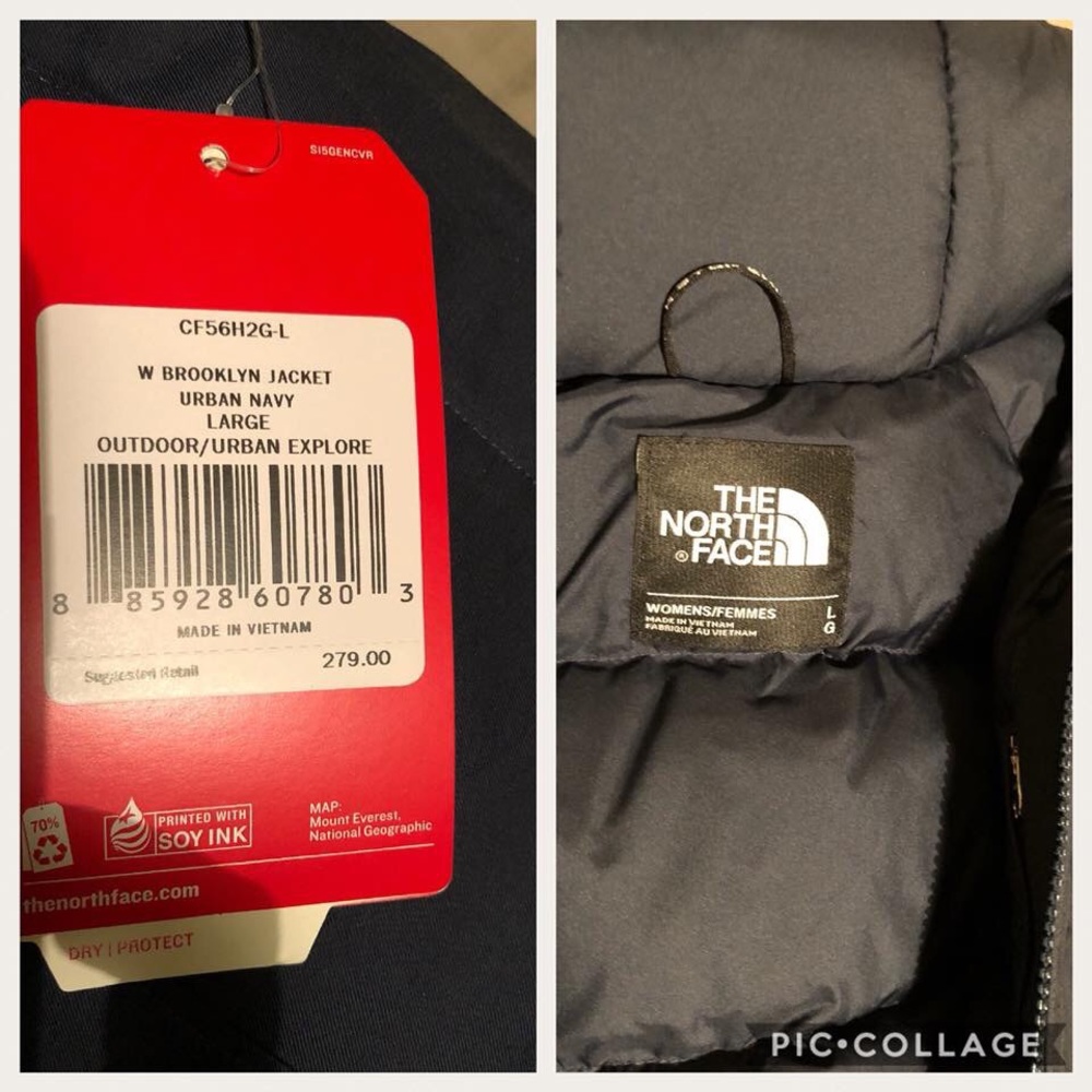 Brand New North face coat.